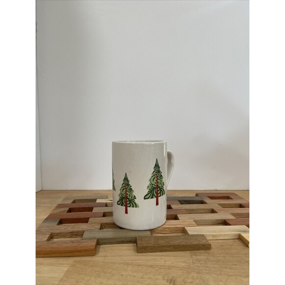 Starbucks Christmas Tree Mug 4-1/4" Tall 10 oz. 2011 Coffeecore Kluttercore - Picture 2 of 9